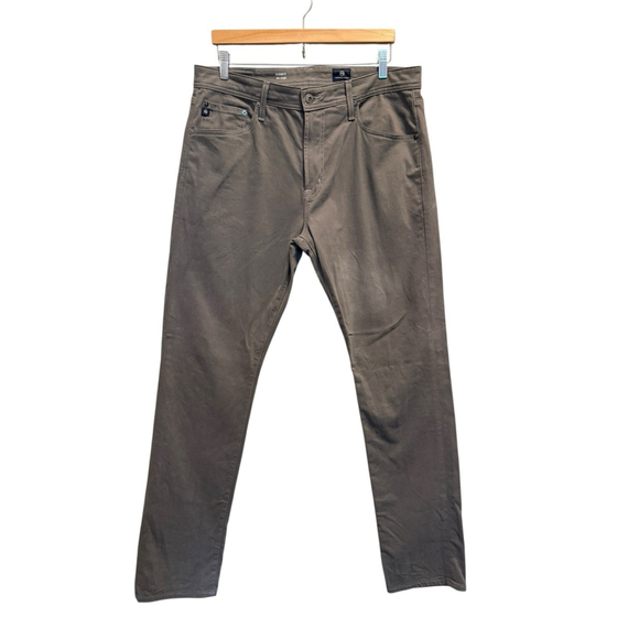 AG Adriano Goldschmied Everett Slim Straight Gray Jeans 35x34